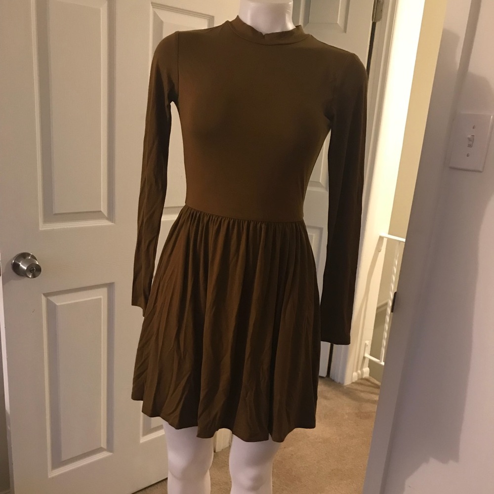 💖Golden haze, long sleeve, forever 21 dress